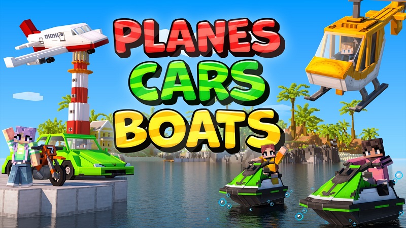 Planes, Cars, Boats Key Art