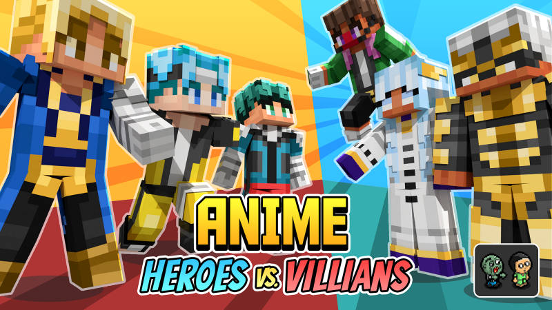 Anime Heroes Vs. Villians Key Art