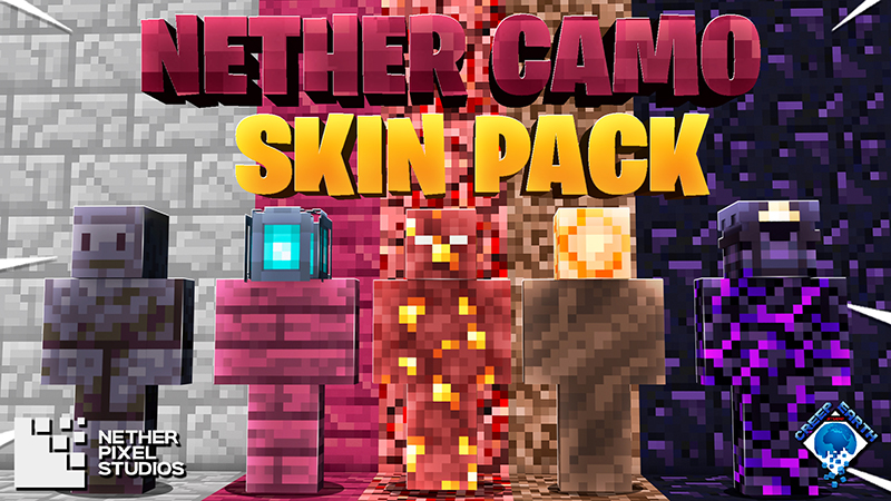 Nether Camo Skin Pack In Minecraft Marketplace Minecraft