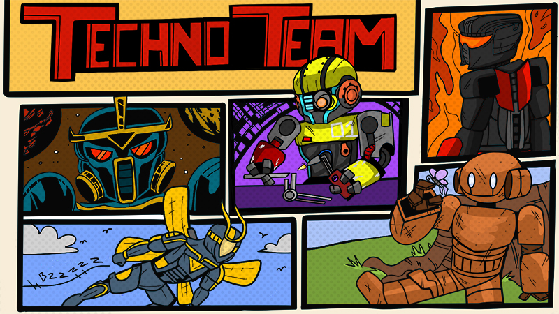 Techno Team Key Art