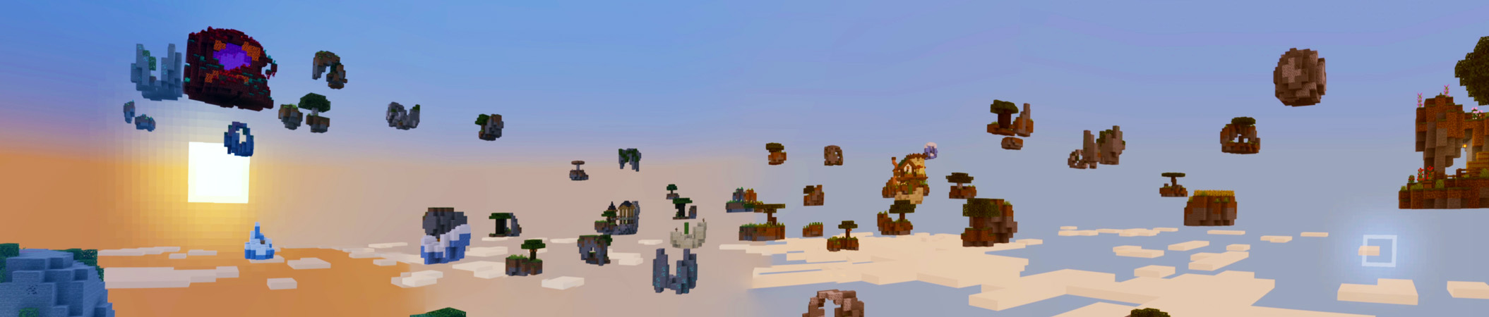 Skyblock 100 Days Panorama