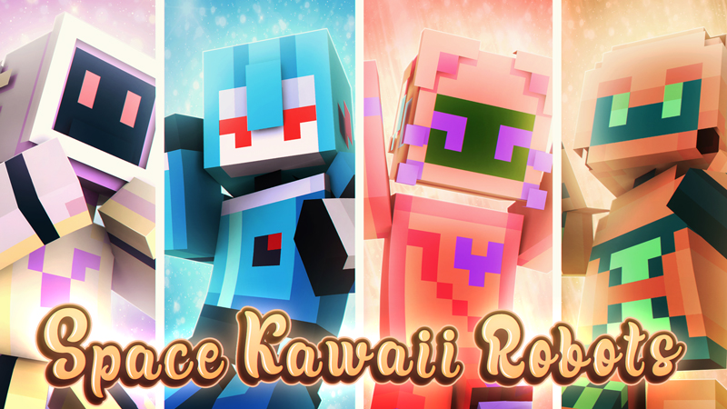 Space Kawaii Robots Key Art