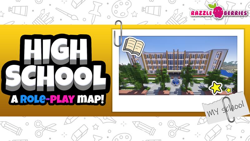 High School a Role-play Map Key Art