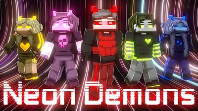 Neon Demons on the Minecraft Marketplace by Vertexcubed Neon Demons on the Minecraft Marketplace by Vertexcubed