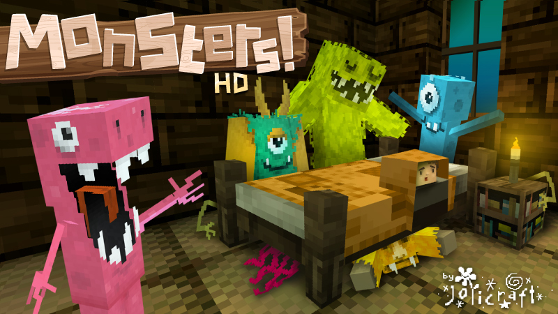 Jolicraft's Monsters! HD Key Art