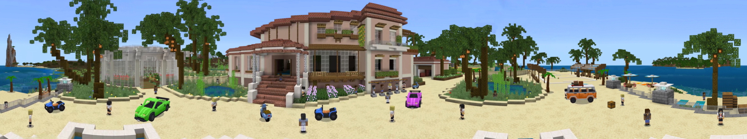 Summer Mansion Panorama