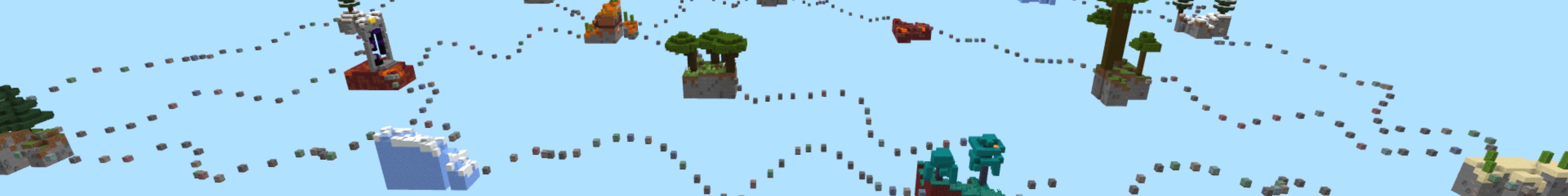 Skyblock Ore Parkour Panorama