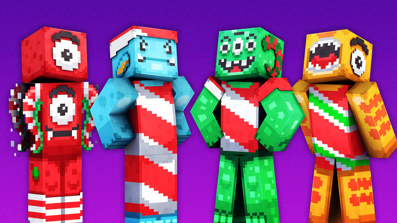 Candy Cane Monsters on the Minecraft Marketplace by 57Digital Candy Cane Monsters on the Minecraft Marketplace by 57Digital