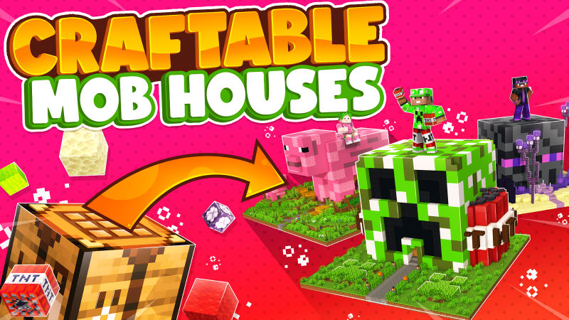 Craftable: Mob Houses Key Art