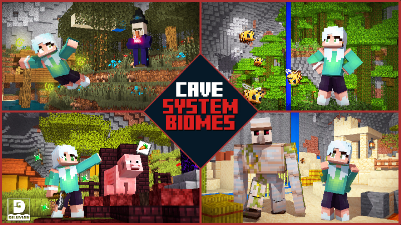 Cave System Biomes Key Art