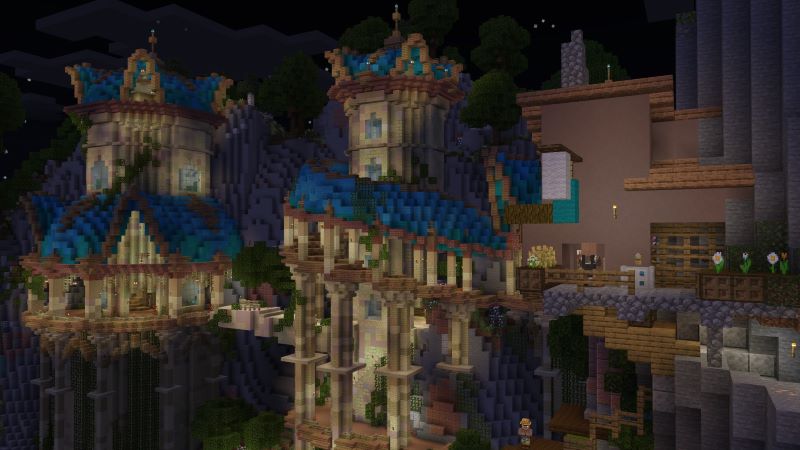 Colorful Cliff Village Screenshot #5