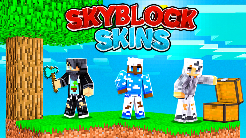 SkyBlock Skins Key Art