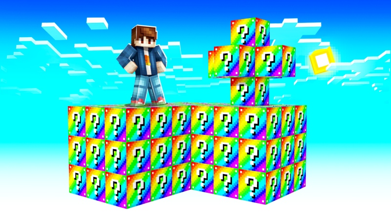 Skyblock Lucky Block: Rainbow in Minecraft Marketplace