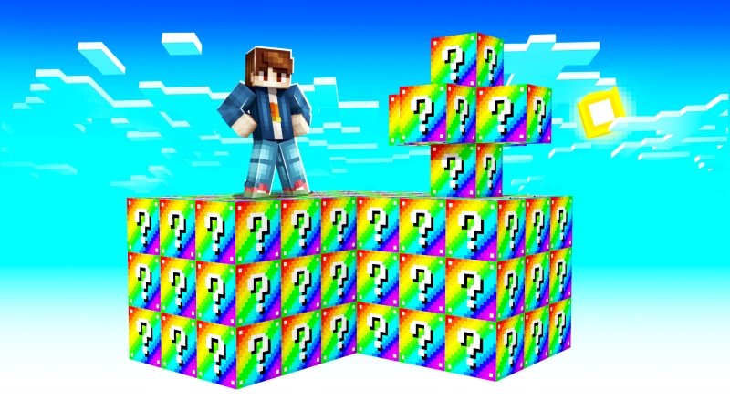 Skyblock Rainbow Lucky Blocks
