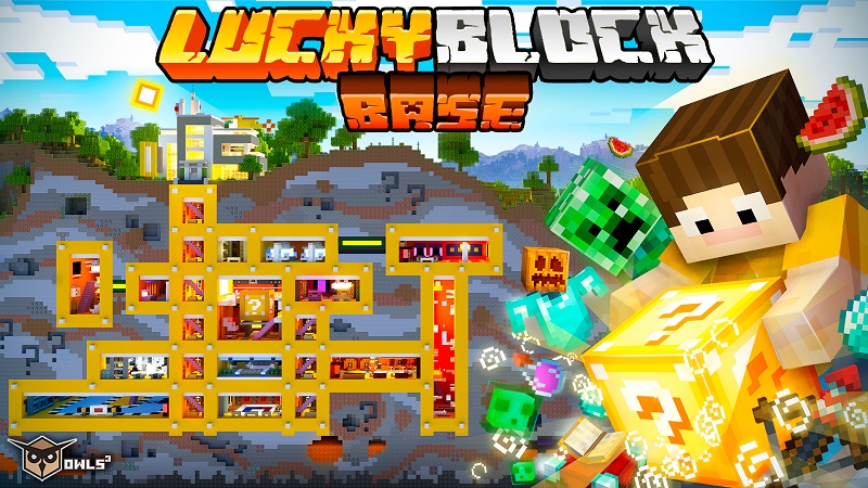 Lucky Block Base In Minecraft Marketplace Minecraft