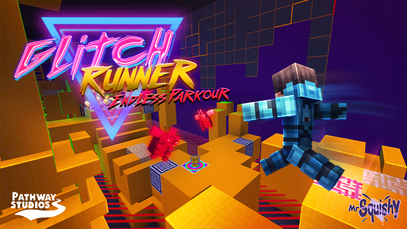 Glitch Runner Endless Parkour In Minecraft Marketplace Minecraft