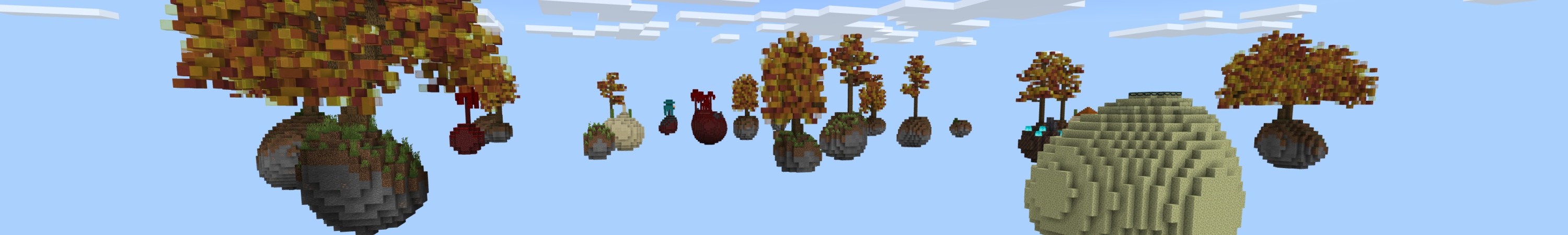 Autumn Skyblock Panorama