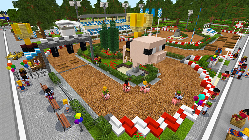 Amusement Park Oktoberfest In Minecraft Marketplace Minecraft