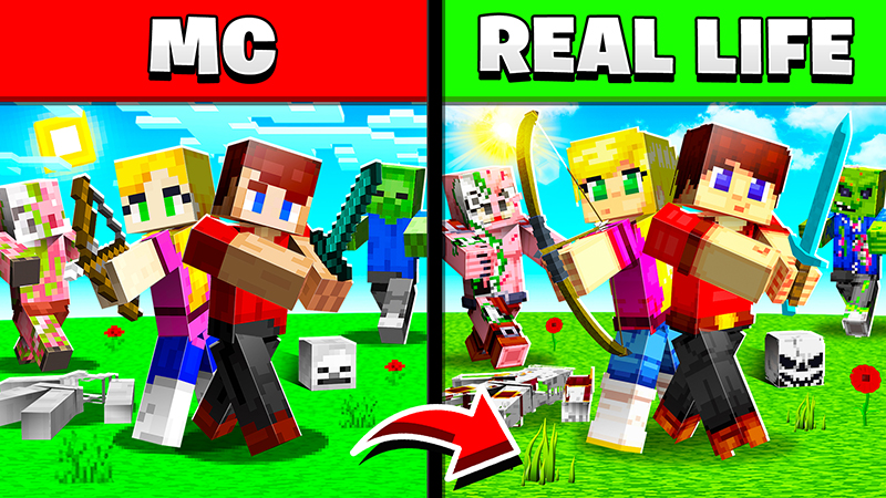 MC Vs Real Life in Minecraft Marketplace | Minecraft