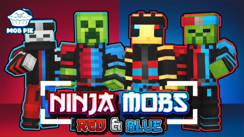 Ninja Mobs: Red & Blue Key Art