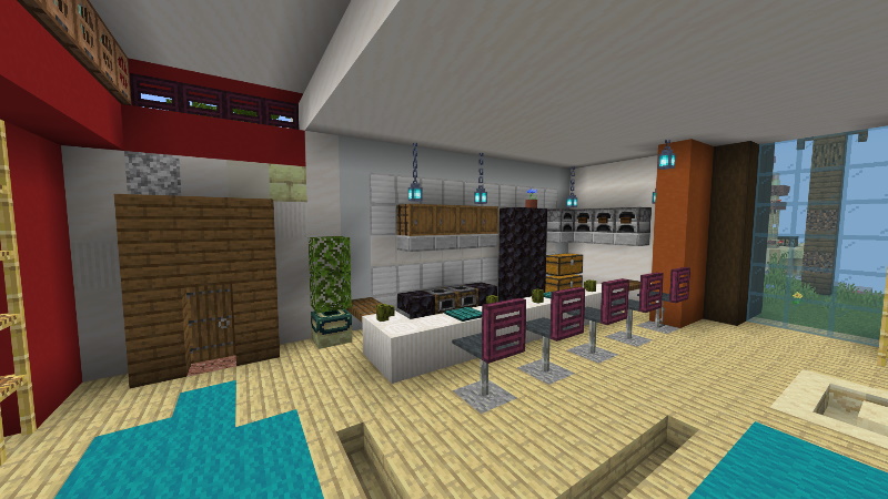 Modern Skyblock Mansion Screenshot #4