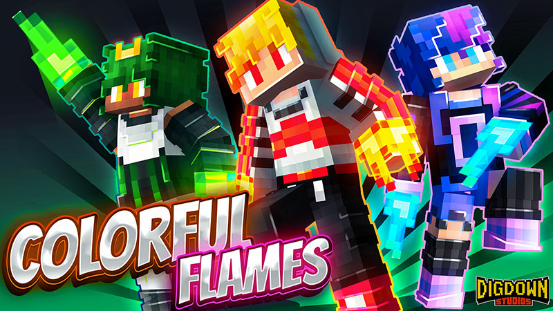 Colorful Flames Key Art