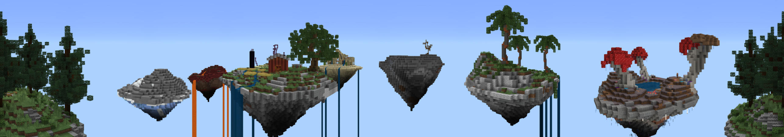 Skyblock: Blocks & Biomes Panorama