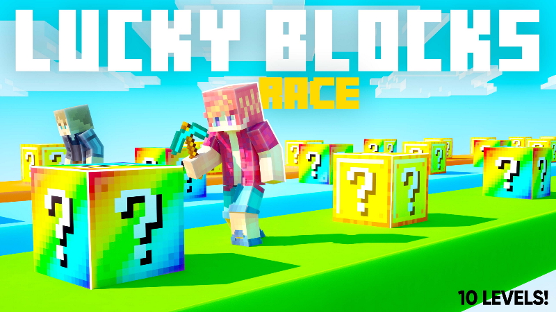 LUCKY BLOCK PYRAMID RACE in Minecraft!