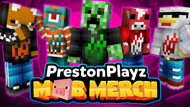 PrestonPlayz Mob Merch Key Art