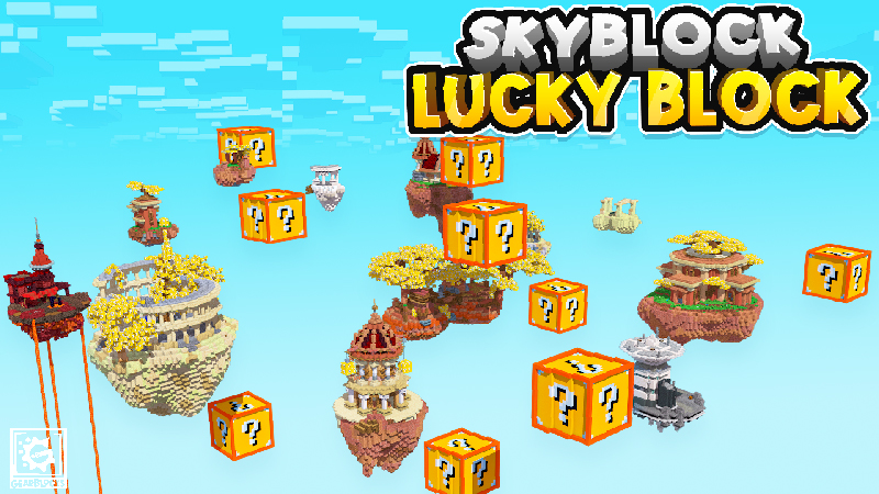 Skyblock Lucky Block Key Art