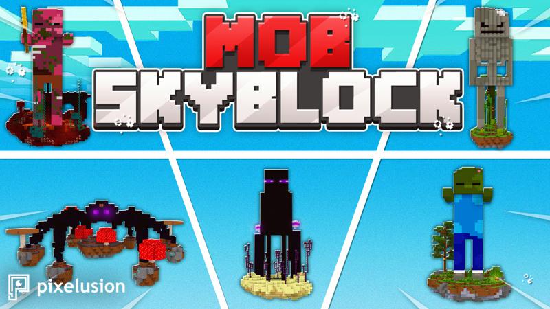 Mob Skyblock Key Art