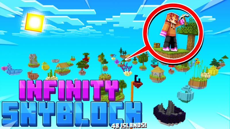 Infinity Skyblock Key Art