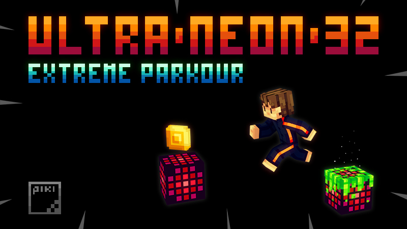 ULTRA NEON 32 Extreme Parkour Key Art