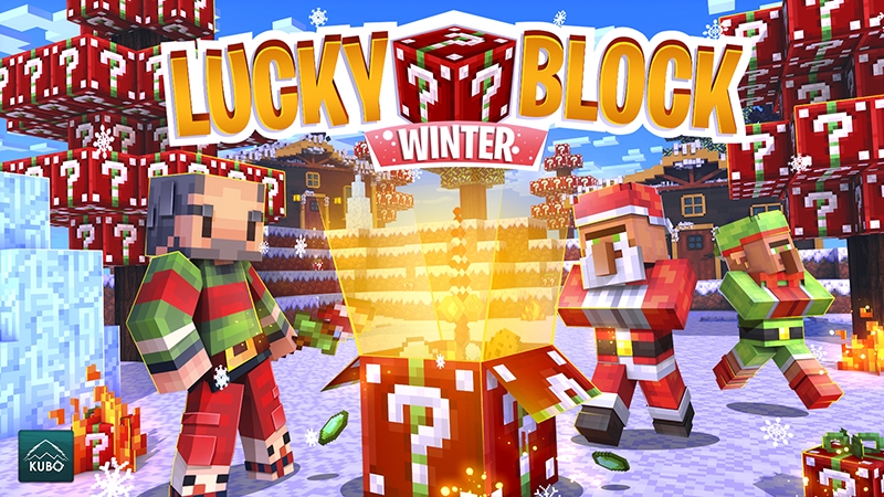 Lucky Block: Winter Key Art