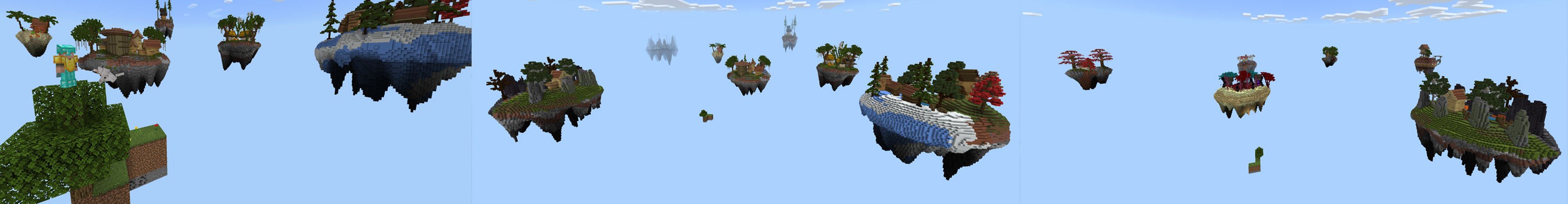 SkyBlock Biomes Panorama