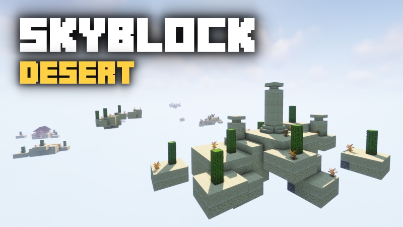 Skyblock Desert Key Art