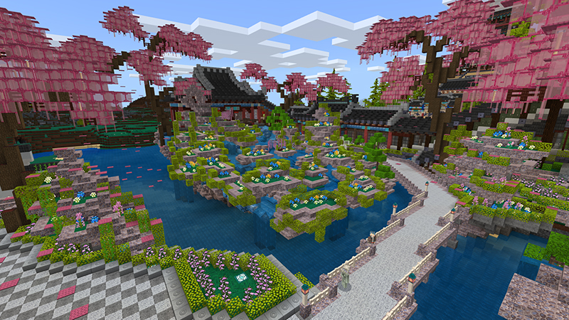 Chinese Garden Mashup by LinsCraft Minecraft Marketplace (via