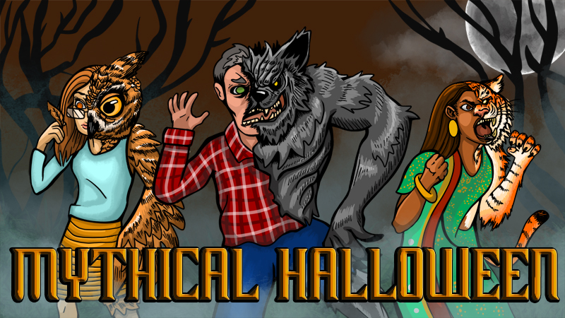 Mythical Halloween Key Art