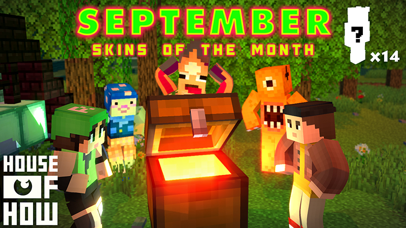 Skins of the Month - September Key Art