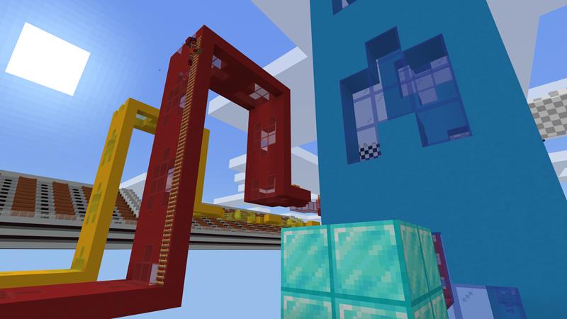 Minecraft: AMAZING STRUCTURES LUCKY BLOCK RACE - Lucky Block Mod