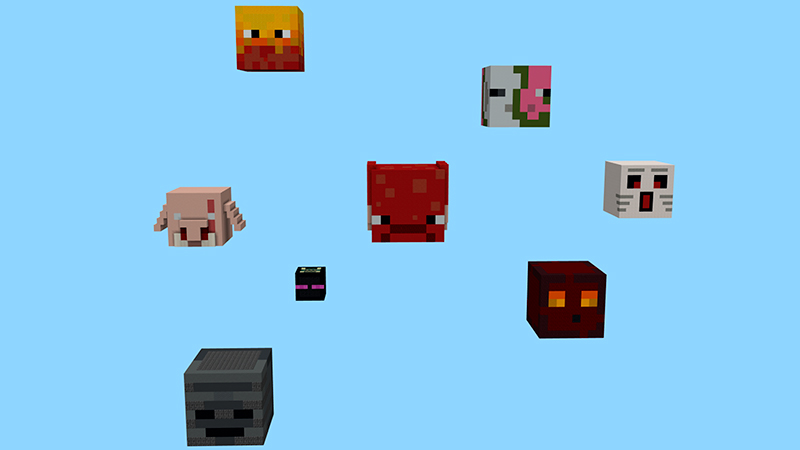 Skyblock Nether Mob Heads by In Mine