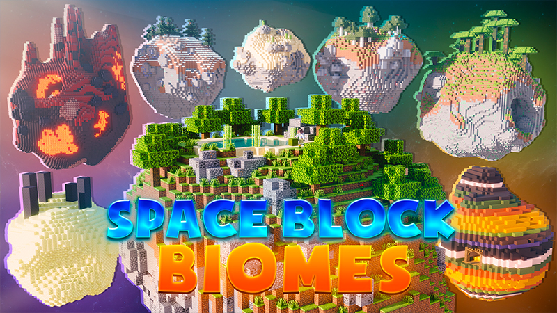 Spaceblock Biomes Key Art