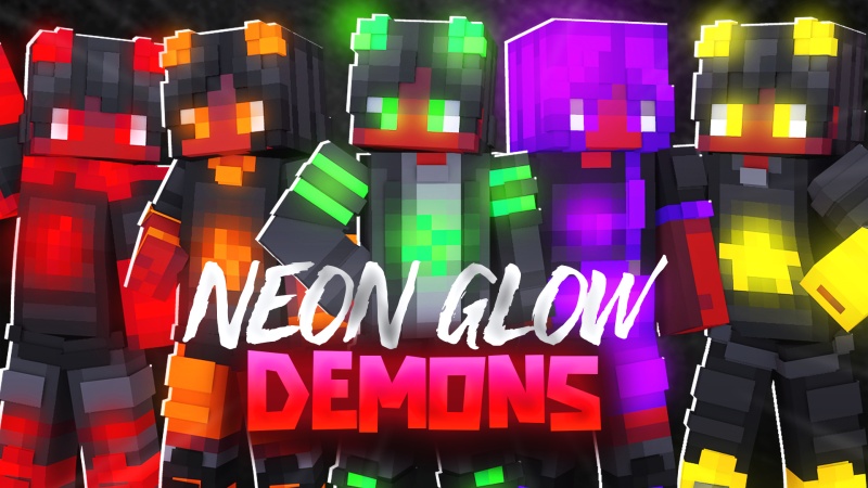 Neon Glow Demons Key Art