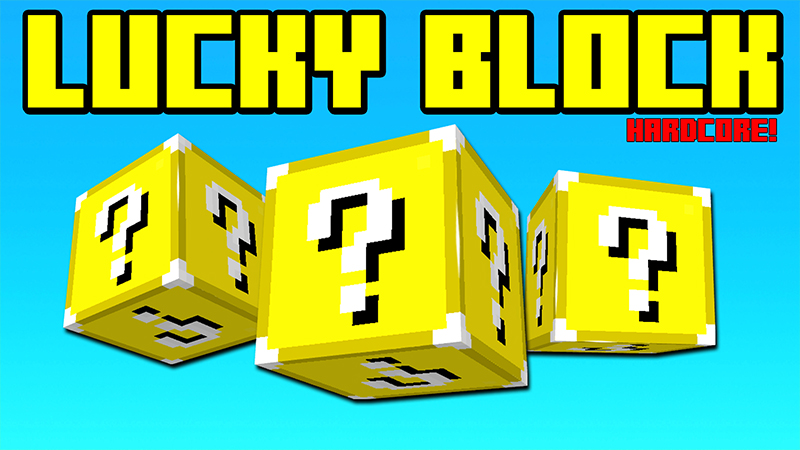 LUCKY BLOCK HARDCORE! Key Art