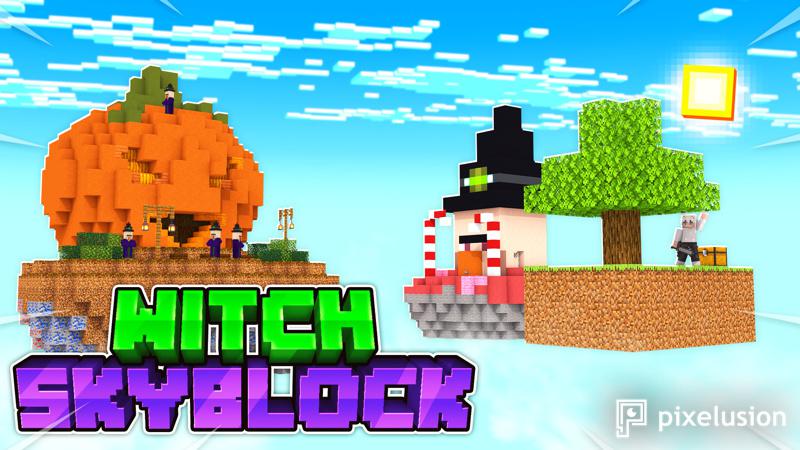 Witch Skyblock Key Art