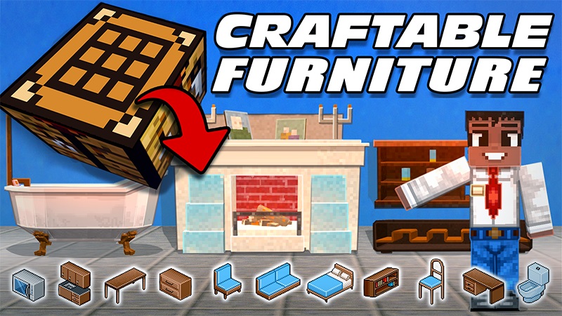 Craftable Furniture In Minecraft Marketplace Minecraft