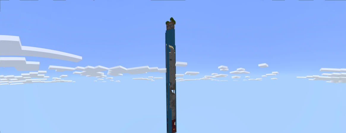 Skyblock One Chunk Panorama
