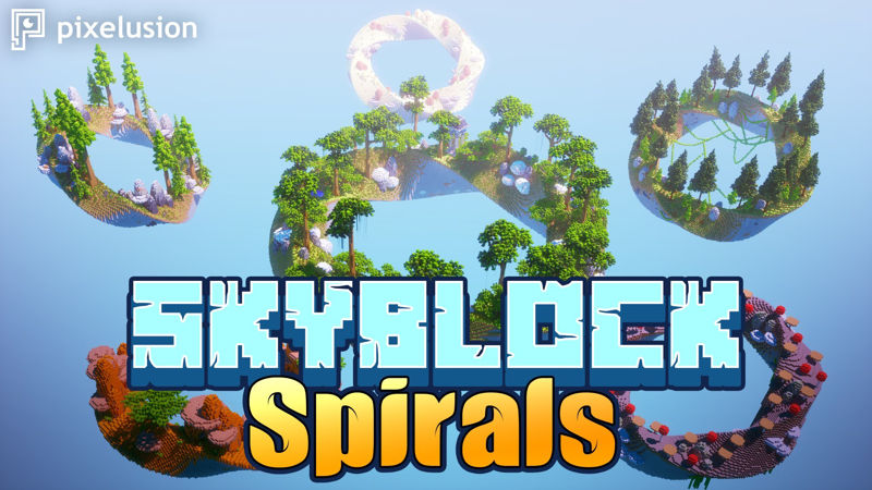 Skyblock Spirals Key Art