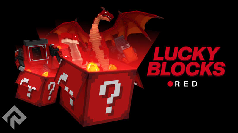 Lucky Blocks Red Key Art