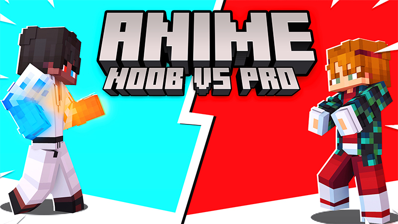 ANIME Noob VS Pro Key Art